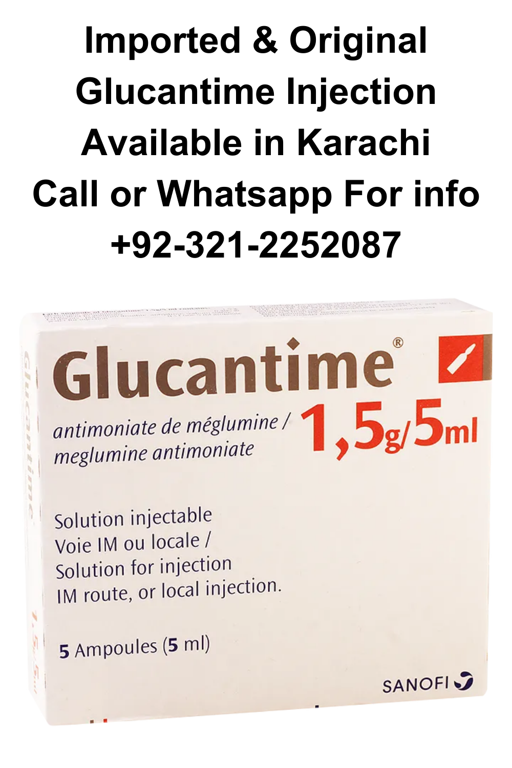Glucantime Injection Price In Pakistan