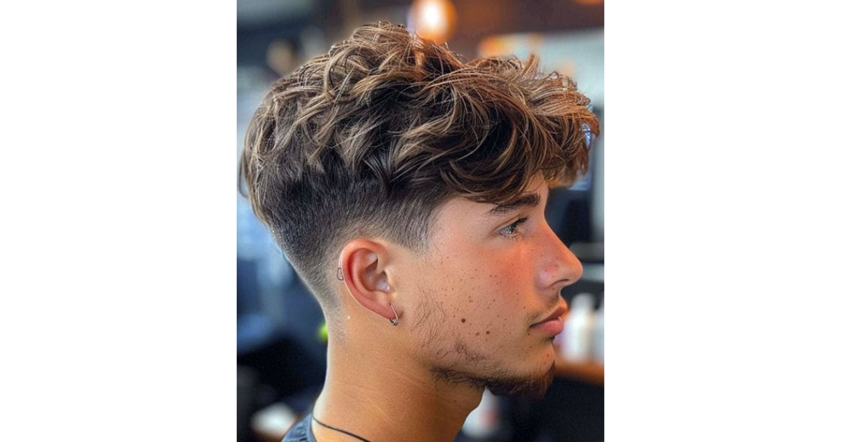 Classy Low Taper Fade with Longer Hair on Top