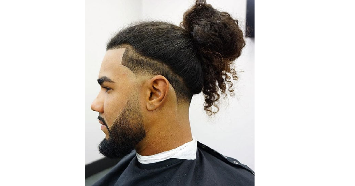 Long Hair with Low Taper Fade